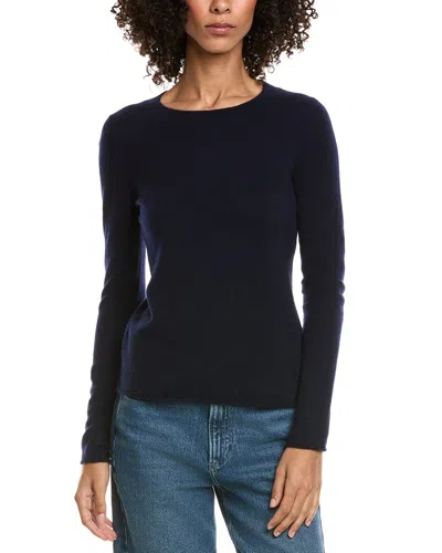 Incashmere Crewneck Cashmere Sweater In Blue