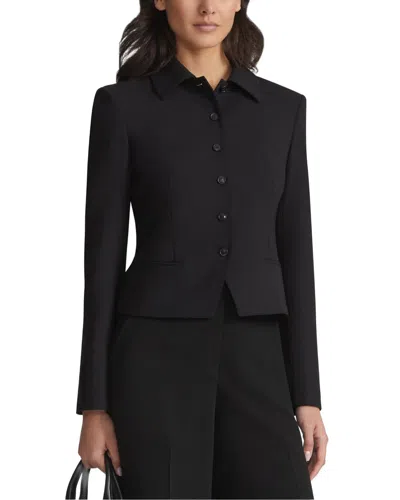 Lafayette 148 Tailored Cropped Jacket In Black