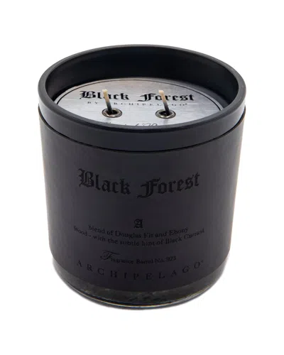 Archipelago Black Forest 13oz Letter Press Candle In Black