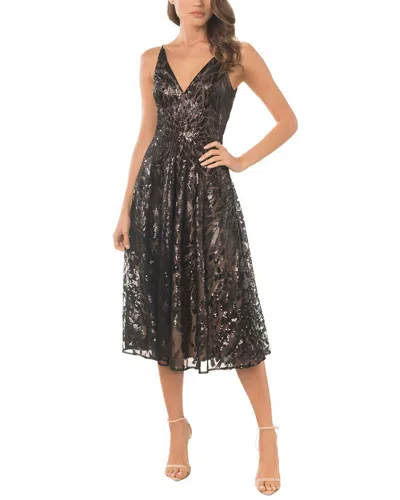 Dress The Population Elisa A-line Dress In Multi