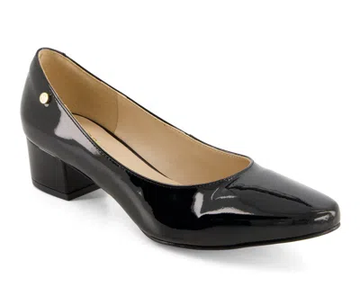 Andrea Women's Classic Comfort Patent Pumps 64605 In Black
