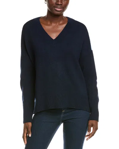 Vince Camuto High-low Sweater In Blue