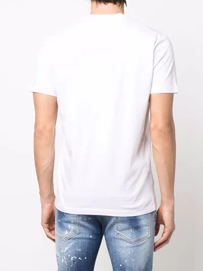 Dsquared2 Cotton Crew Neck T-shirt In White
