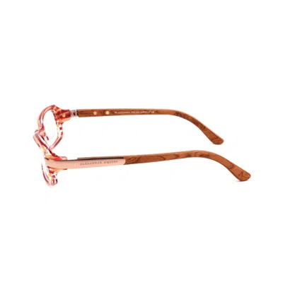 Alexander Mcqueen Red Acetate Frames In Red