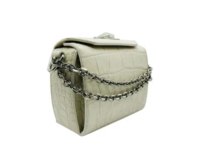 Alexander Mcqueen Leather Crossbody In White