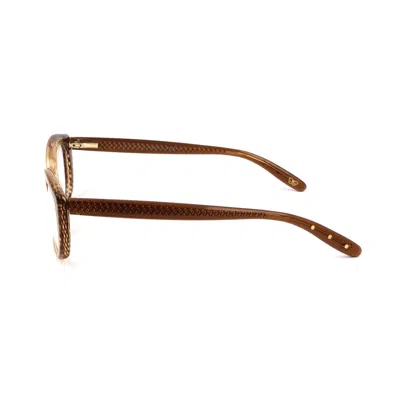 Bottega Veneta Bicolor Acetate Glasses Women's (frames) In Brown