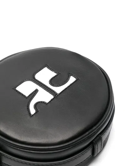 Courrèges Courreges Re-edition Women's Circle Cross Body Bag In Black