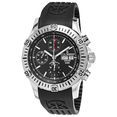 Revue Thommen Men's Air Speed Watch In Black