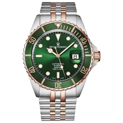 Revue Thommen Diver Men's Watch In Green