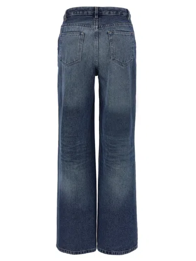 Apc A.p.c. Medium Wash Elisabeth Jeans In Blue