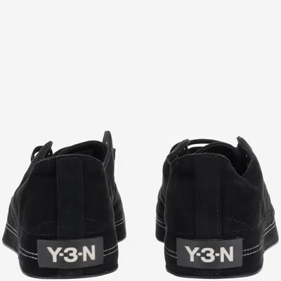 Adidas Y-3 X Nhbd X Dainese Adidas Y 3 X Nhbd X Dainese Y 3 X Neighborhood Leather Sneakers In Black
