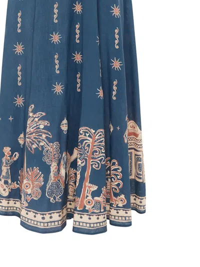 Alemais Acacia Sundress In Blue