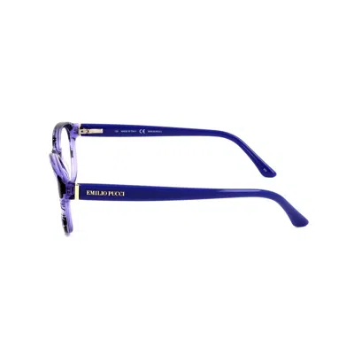 Pucci Emilio  Blue Plastic Glasses Women's (frames) In Blue