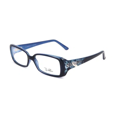 Pucci Blue Plastic Frames In Blue