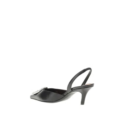 Amina Muaddi Amina Mu I Camelia 60 Slingback Pumps In Black
