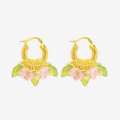 Annele Mini Baby Blossom Earrings In Gold