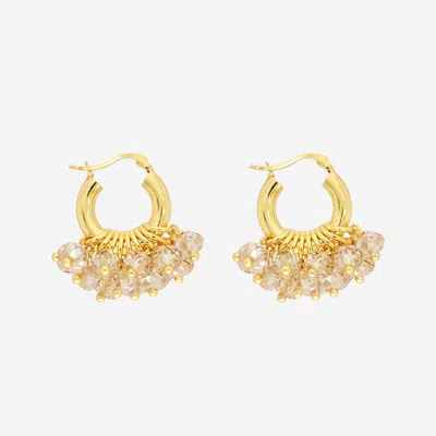 Annele Mini Biscuit Bliss Earrings In Gold