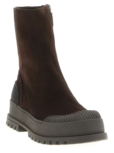 Aquazzura 'rugged' Ankle Boots In Black