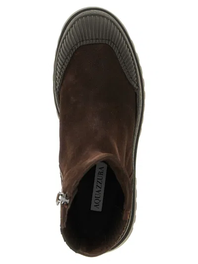 Aquazzura 'rugged' Ankle Boots In Black