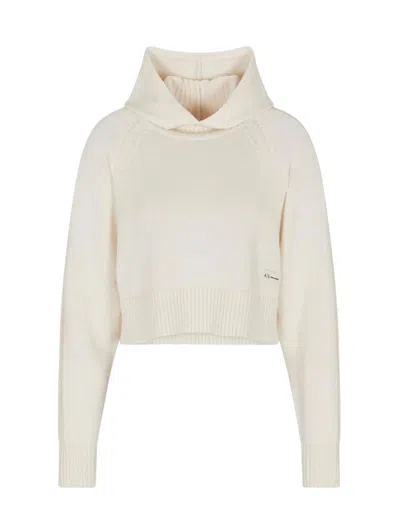 Armani Exchange Sweaters In White