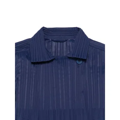 Issey Miyake Coats Blue In Blue