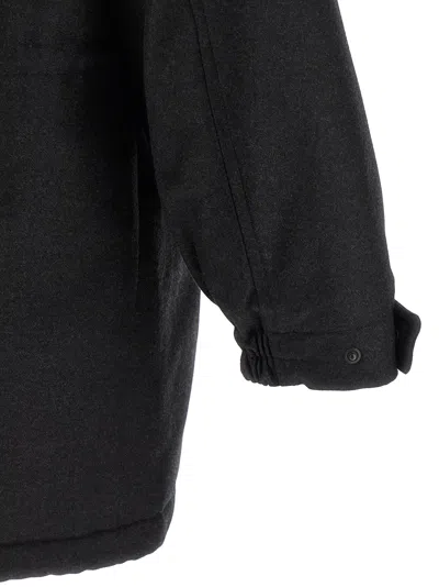 Auralee Flannel Jacket In Black