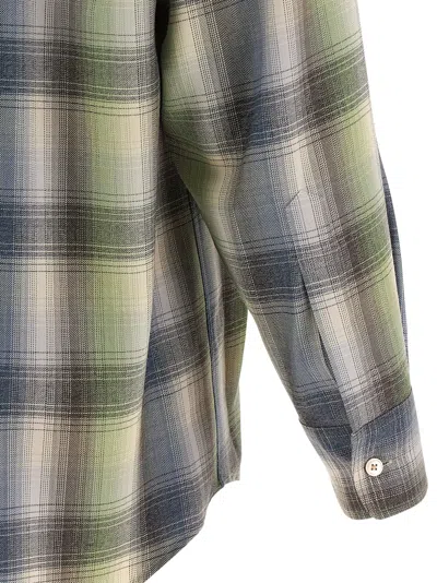 Auralee Ultra Fine Wool Shirt In Green