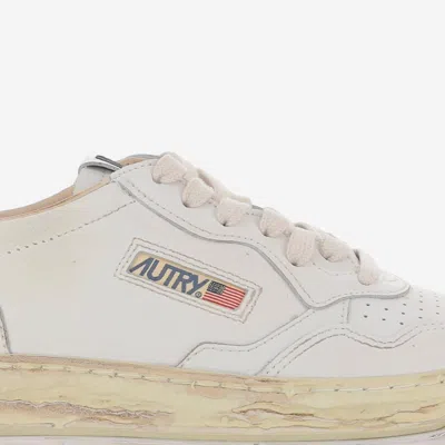 Autry X Maison Mihara Supvint Low X Mihara Yasuhiro Sneakers In White