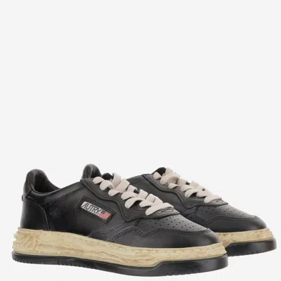 Autry X Maison Mihara Supvint Low X Mihara Yasuhiro Sneakers In Black
