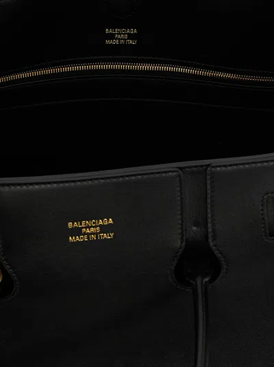 Balenciaga Small 'carry All Hampton' Shopping Bag In Black