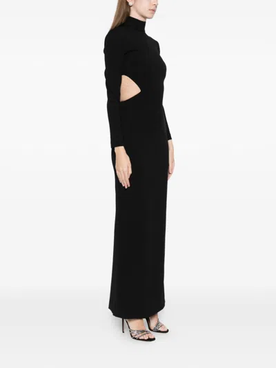 Solace London Wilma Maxi Dress In Black