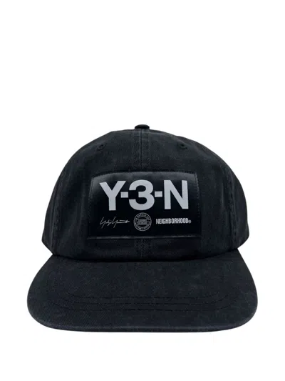 Y-3 X Nbhd Y 3 X Nbhd Logo Baseball Cap In Black