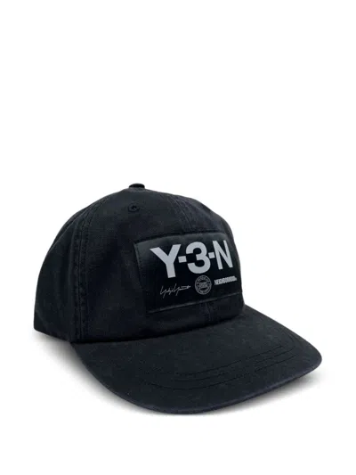 Y-3 X Nbhd Y 3 X Nbhd Logo Baseball Cap In Black