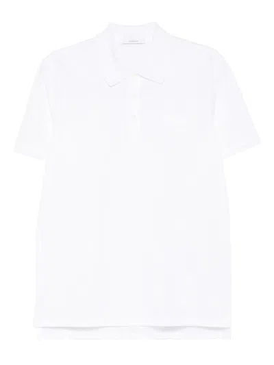Givenchy Cotton Polo Shirt Featuring Short Sleeves And Collar In White