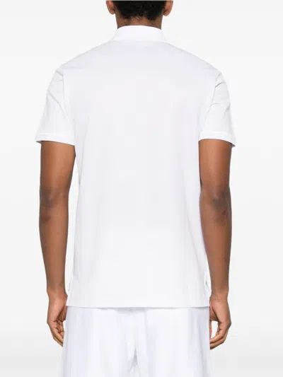 Givenchy Cotton Polo Shirt Featuring Short Sleeves And Collar In White