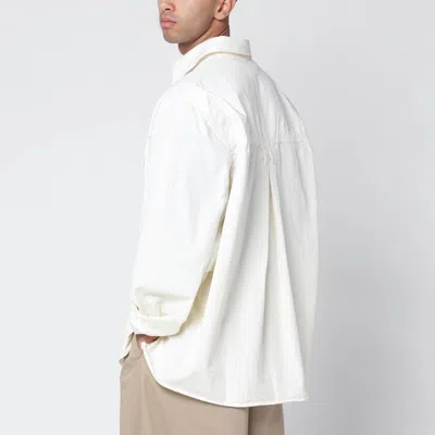 Willy Chavarria Corcoran White Cotton Shirt In White