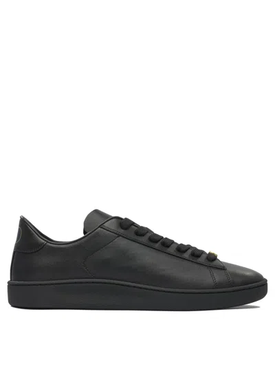 Valentino Garavani Royco Sneaker In Soft Nappa Calfskin In Black