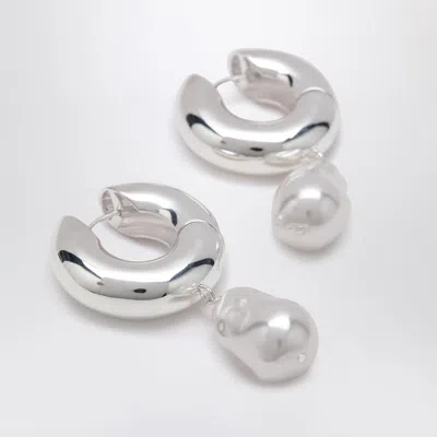Eliou Pearl Silver Earrings In Silver