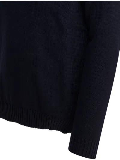 Zanone Virgin Wool Turtleneck In Blue