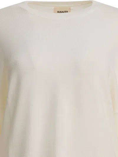 Khaite "darcy" Sweater In White