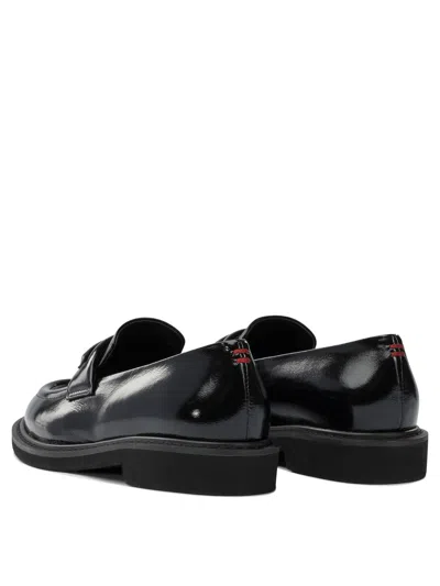 Halmanera Glossy Leather Loafers In Black