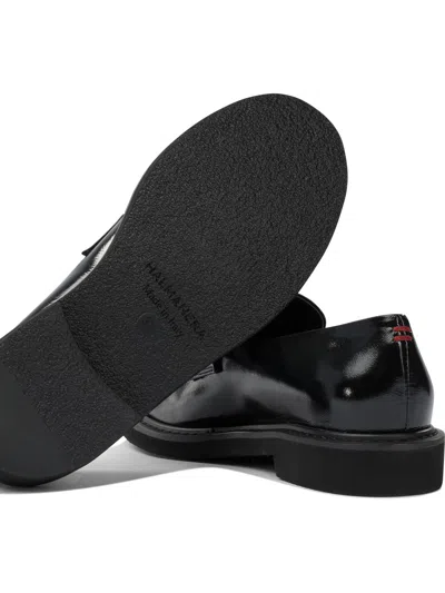 Halmanera Glossy Leather Loafers In Black