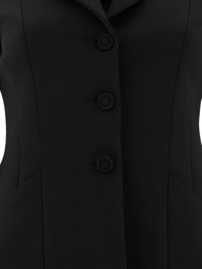 Semper Single-breasted Blazer In Black