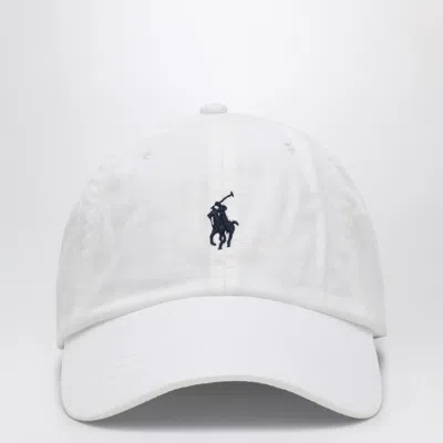 Polo Ralph Lauren Logo Embroidered Baseball Cap In White