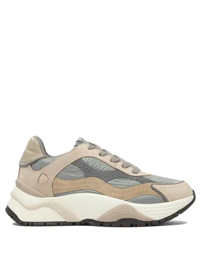 Philippe Model Odeon Lace-up Casual Sneakers In Sand