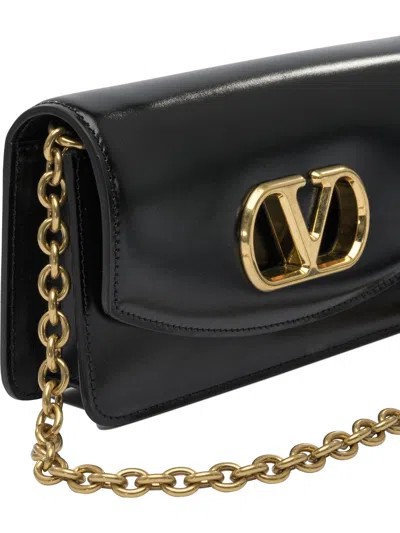 Valentino Garavani "vain" Clutch In Black