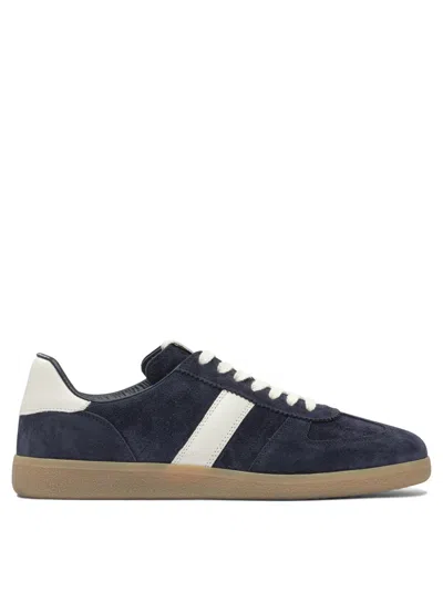 Tom Ford Round Toe Sneakers In Blue