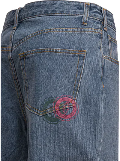 Thisisneverthat ® "gd Overlap Lightning" Shorts In Blue