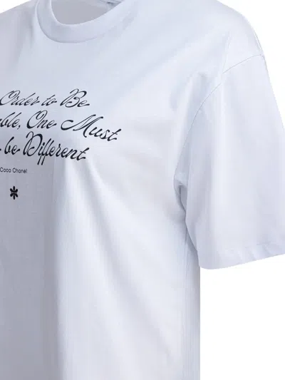 Semper T Shirt With Coco Chanel Citation In Multi