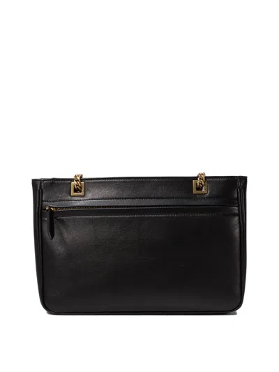 Valentino Garavani Black Nappa Leather Small Viva Superstar Shoulder Bag In Multi